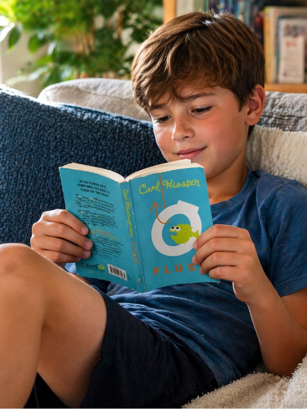 Flush by Carl Hiaasen Paperback Novel Fiction Book Recommended for ages 12+ GUC - Picture 10 of 14